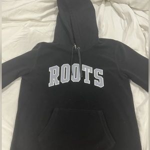 Mens Roots Hoodie Black M
